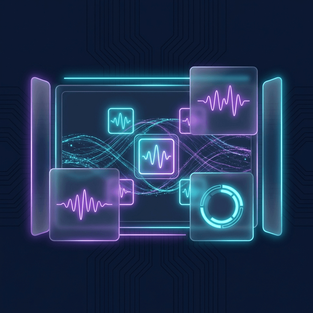 Real-time AI visibility monitoring, live data streams tracking brand presence across AI platforms