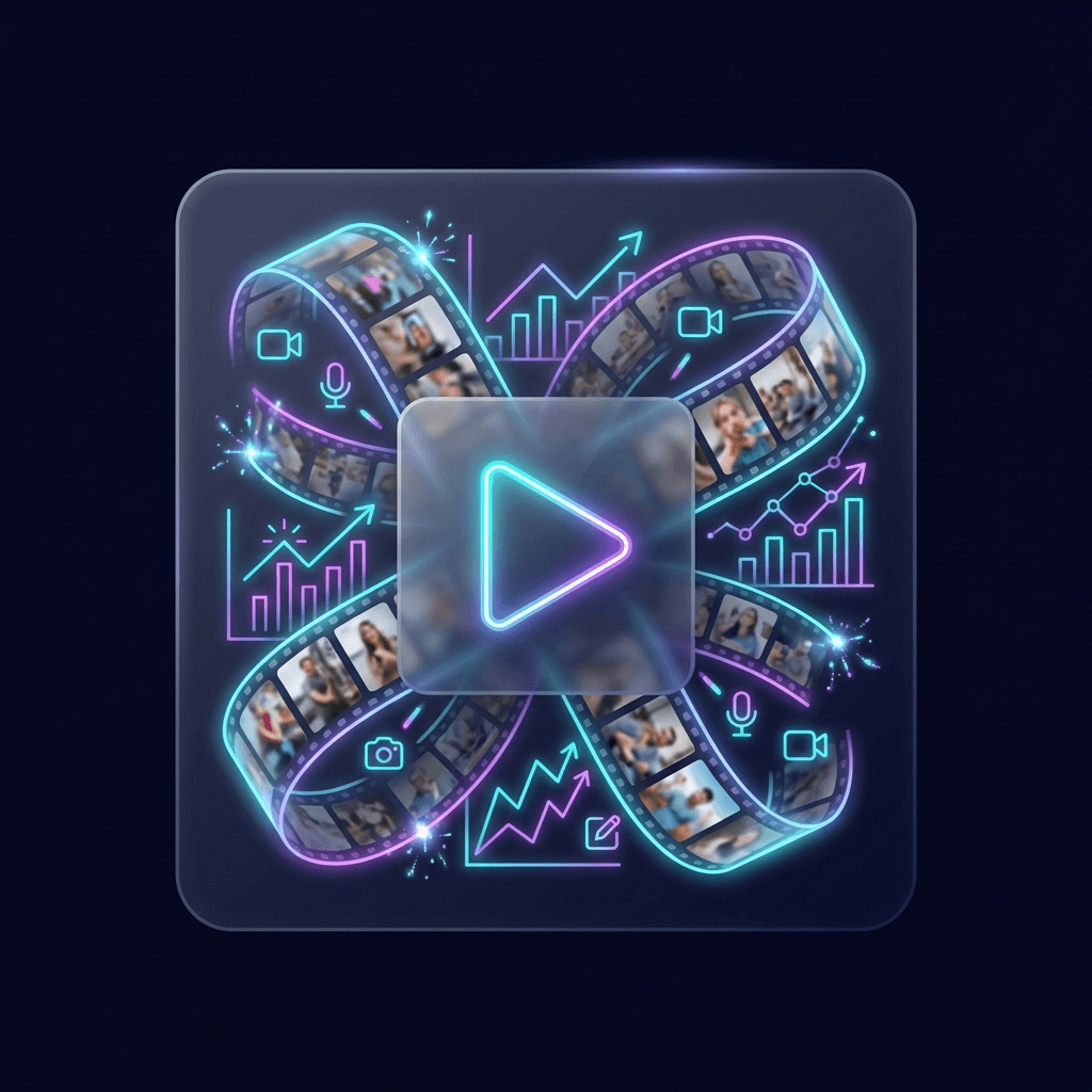 AI video content creation, automated UGC-style video reels with trend-driven content production